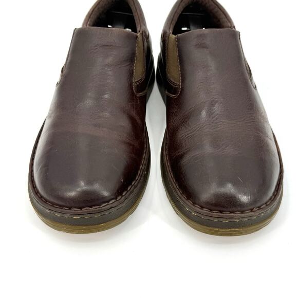 DOC MARTENS Brown Orson Leather Vintage Oxford AW004 Mens 10 US Slip-On Casual - Picture 3 of 11
